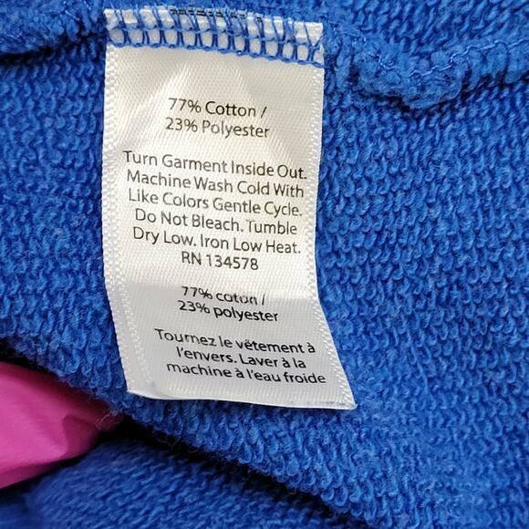 Vineyard-Vines Sweater Large 24x28 Baggy Crop Blue - Picture 7 of 14